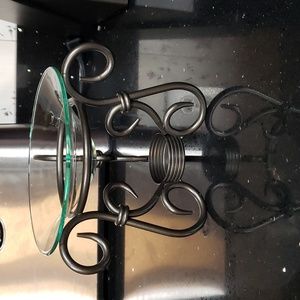 HOST PICK. Partylite Aroma Melt Warmer With Antique Brass Finish